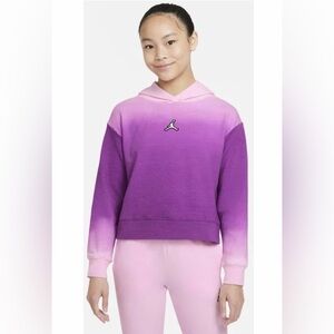 Nike Jordan Essentials Boxy Pullover hoodie sweatshirt - Kids Sz M